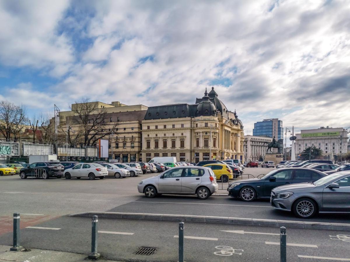 Victoriei Blue Appartamento Bucarest Esterno foto